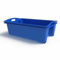 35 Litre Fish Crate Blue