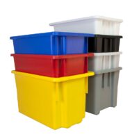 Coloured Plastic tubs